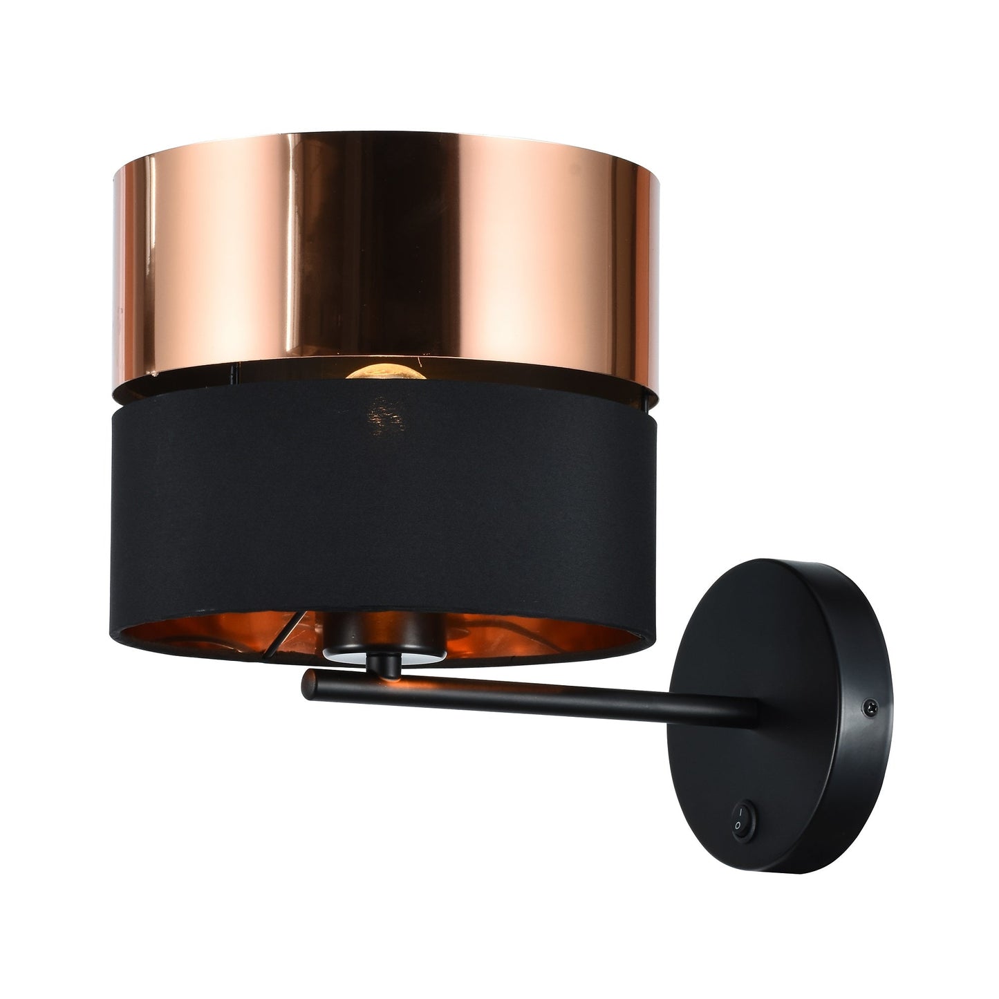 ARBOTANTE MINIMALISTA NEGRO COBRE E27 40W