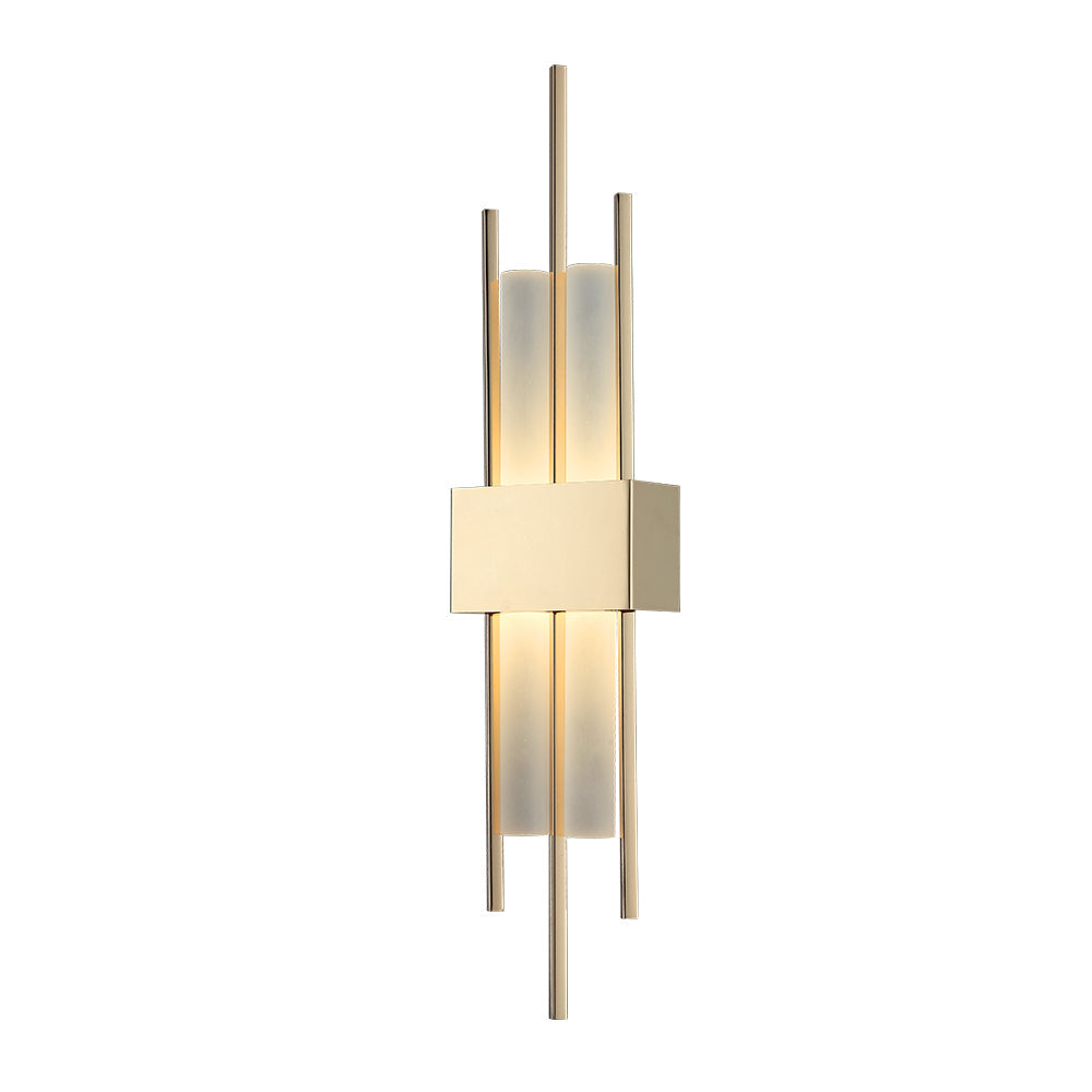 ARBOTANTE MINIMALISTA DOBLE BARRA CON L?NEAS LED NEUTRO 12W