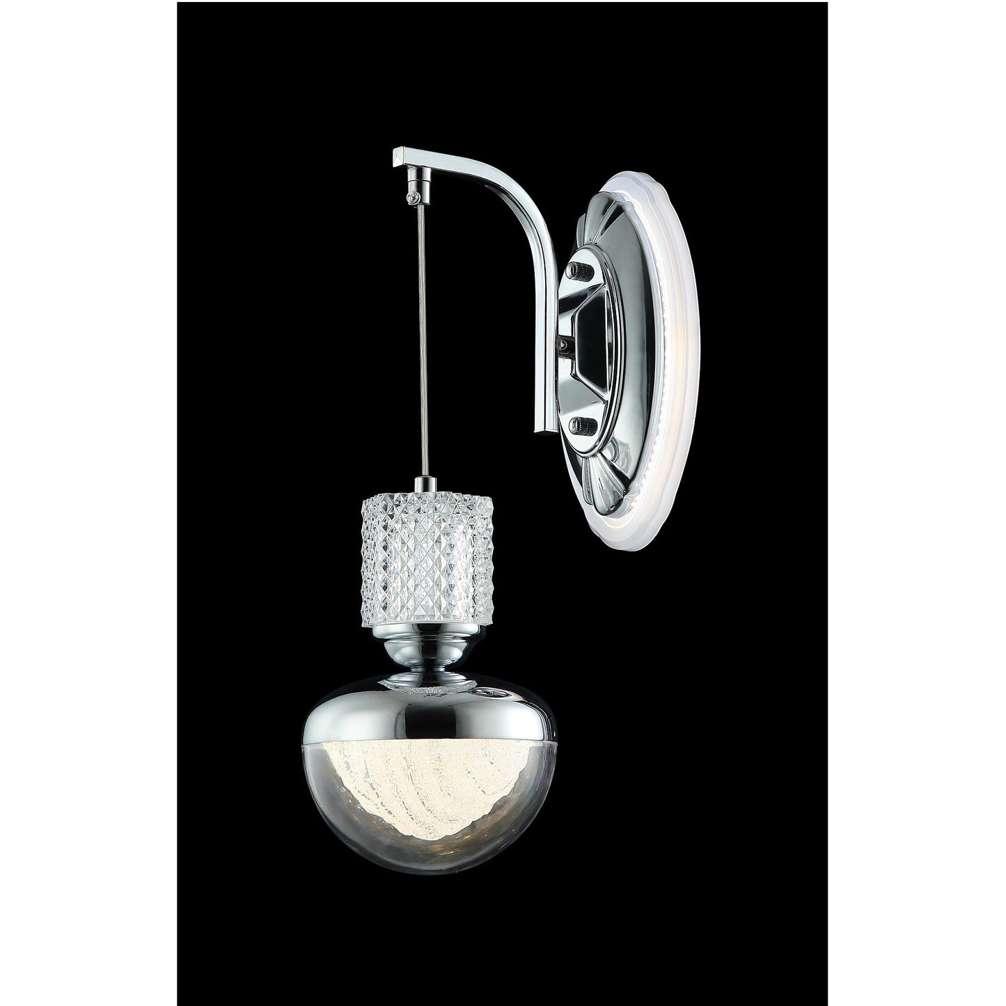 ARBOTANTE CROMADO DE MEDIA ESFERA