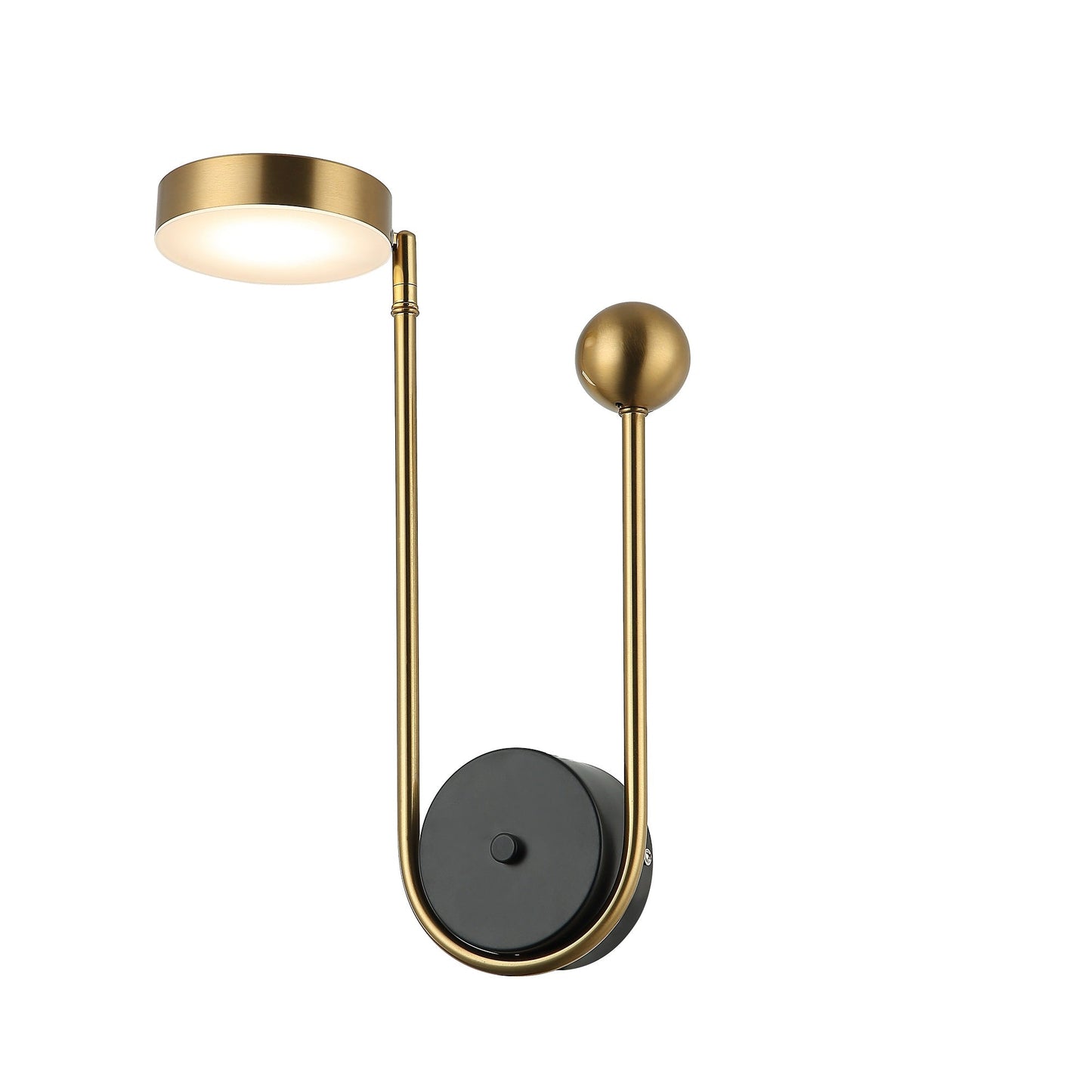 ARBOTANTE ORO VIEJO CON PLATO DE LED