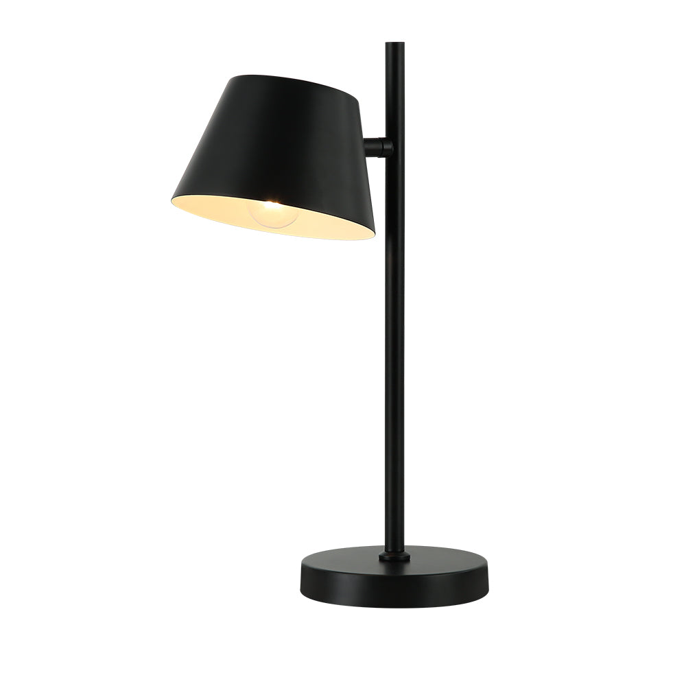 LAMPARA DE BURO NEGRO CAMPANA NEGRA