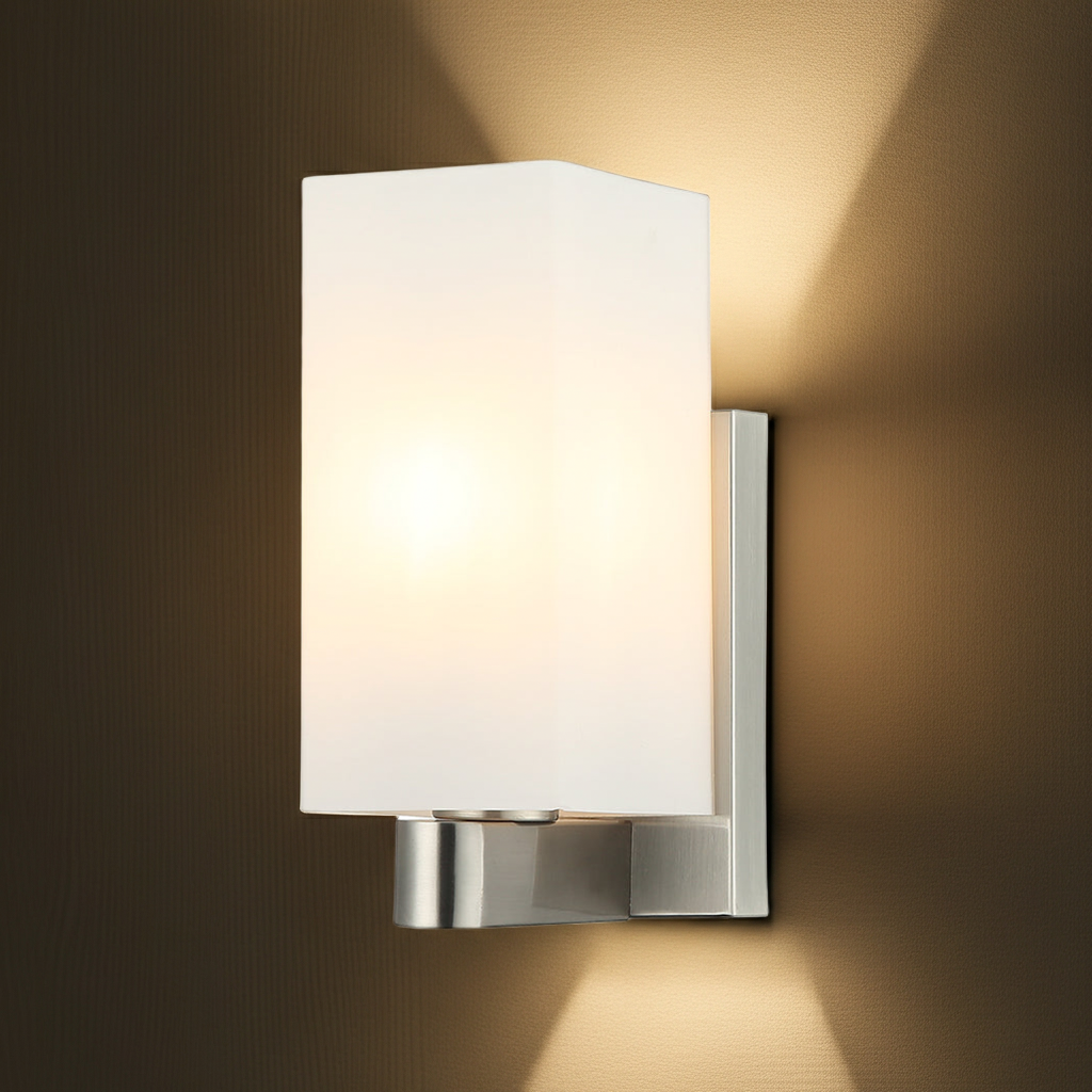 DF3  Arbotante 1 luz con pantalla cuadrada