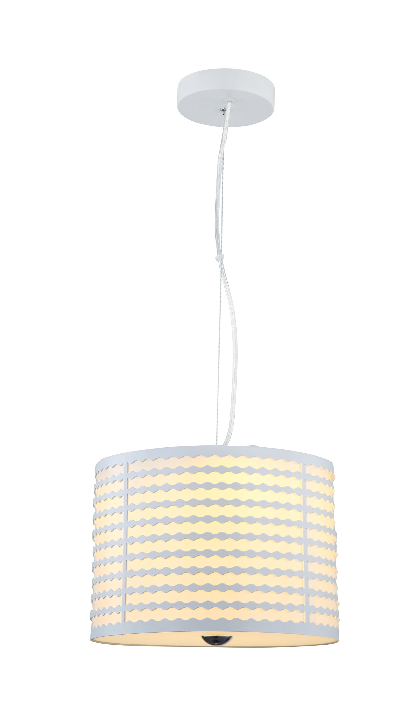 AA3   CANDIL CILINDRO CUADROS BLANCA 27CM