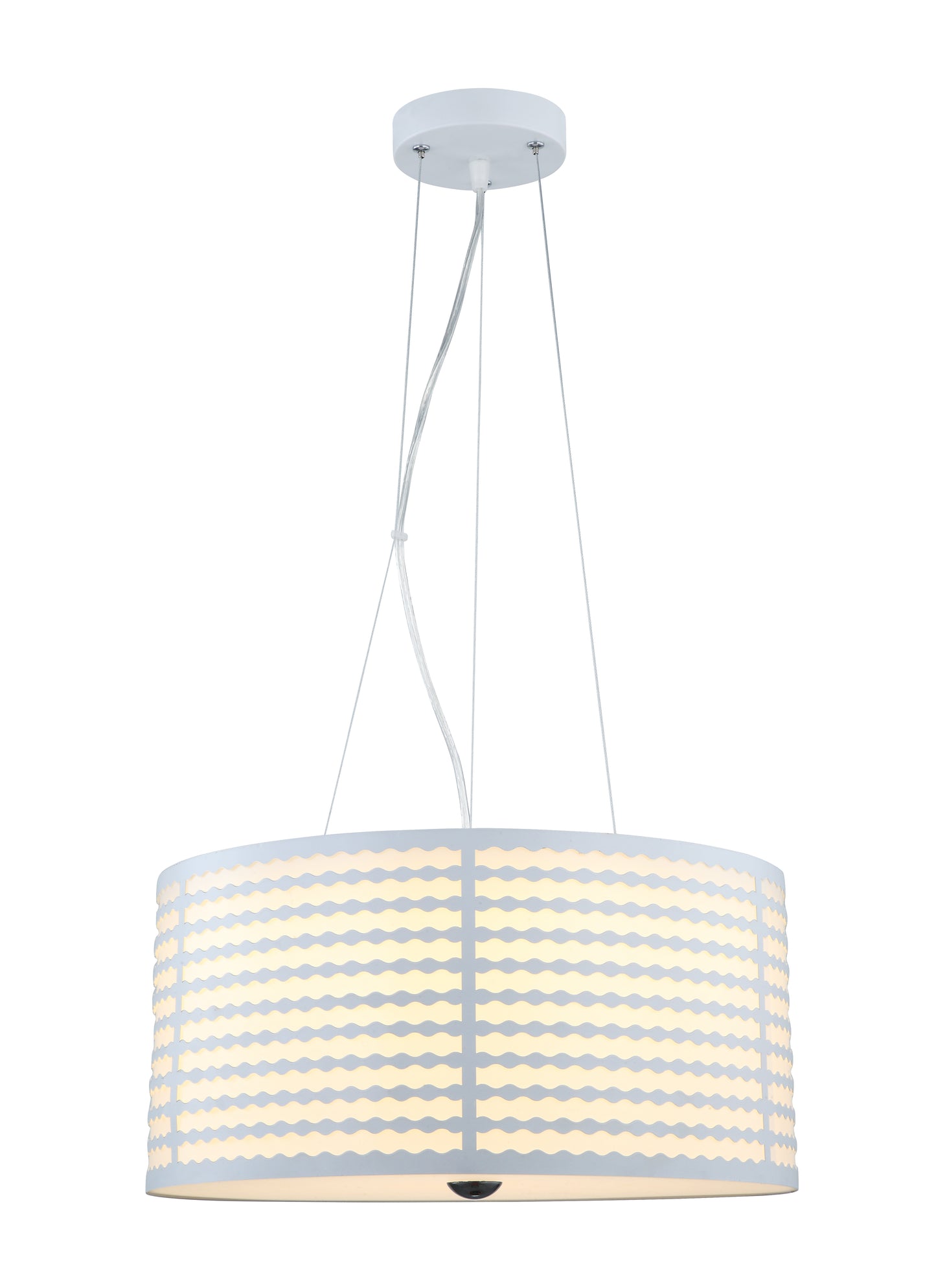 AA4   CANDIL CILINDRO CUADROS BLANCA 40CM