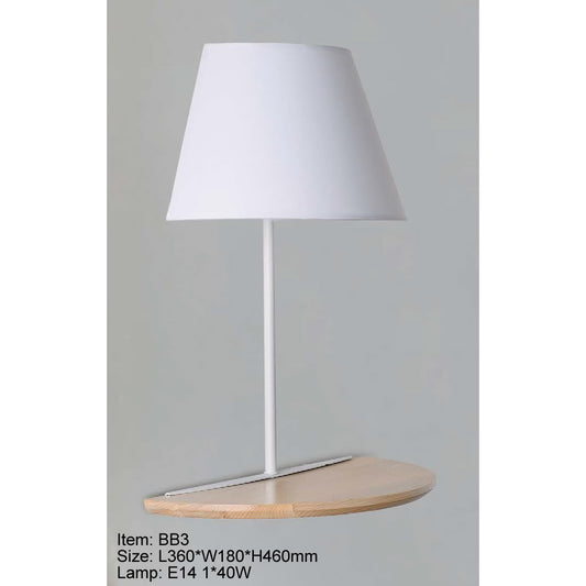 BB3   ARBOTANTE DE PARED BLANCO CON MESA