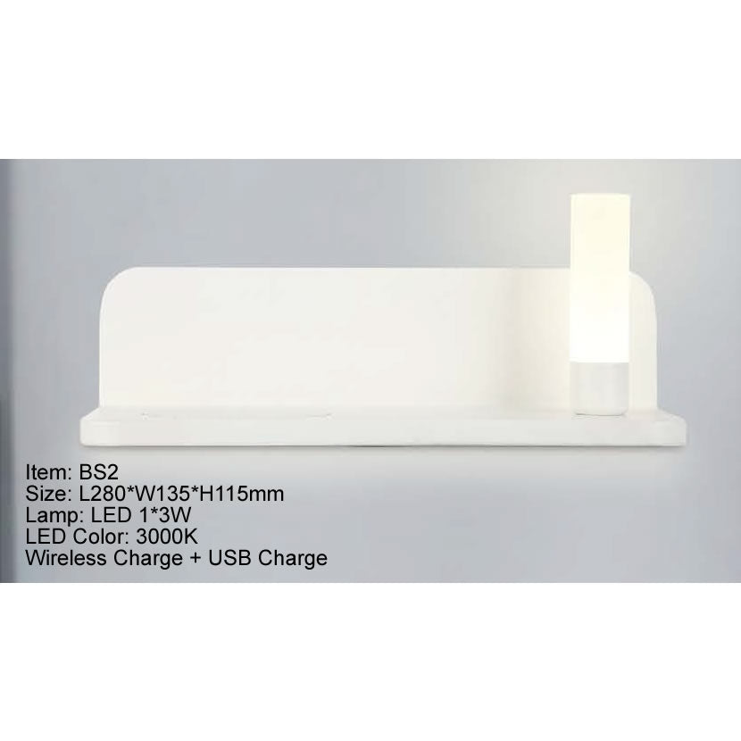 BS2   ARBOTANTE CON CARGADOR QI Y USB
