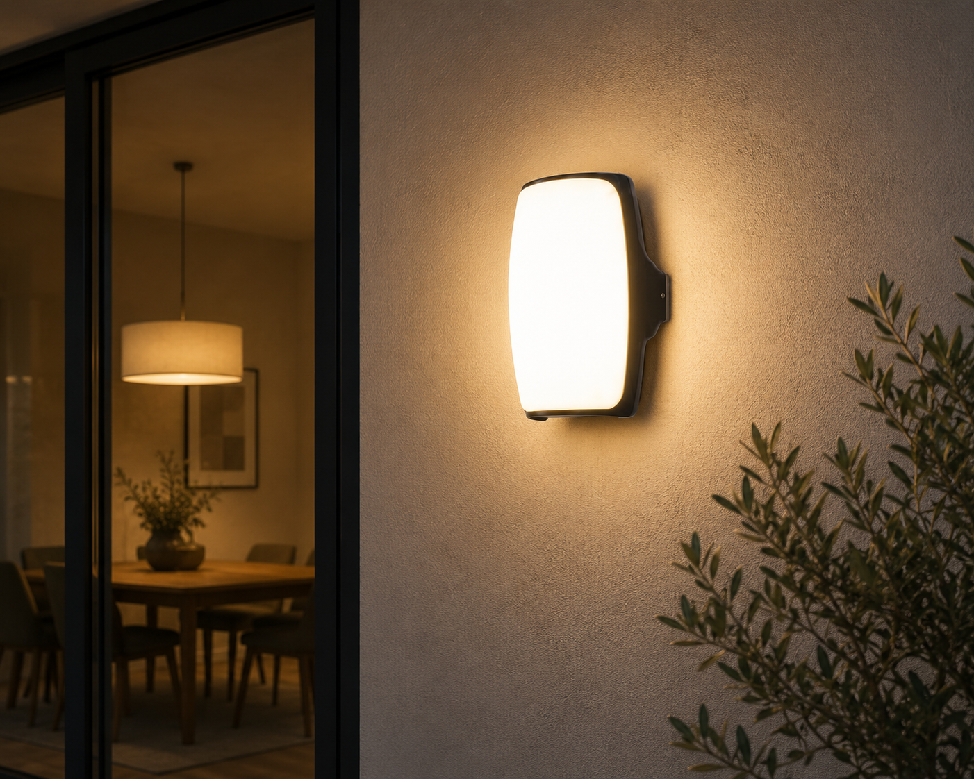 BZ7   ARBOTANTE EXTERIOR LED NEGRO