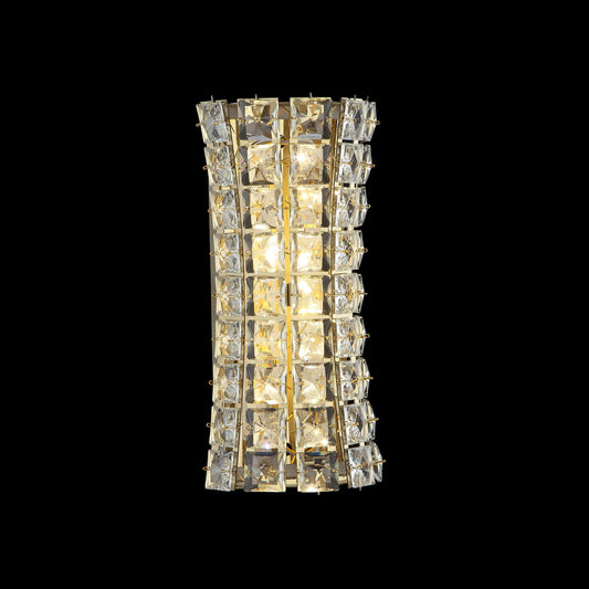 EA1  ARBOTANTE CURVO DE CRISTAL DORADO