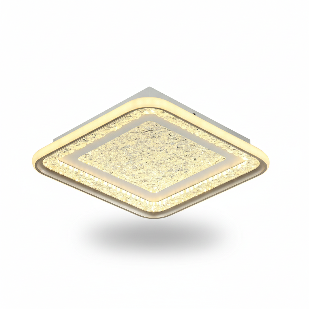EO2  PLAFON CUADRADO CRAQUELADO 30CM