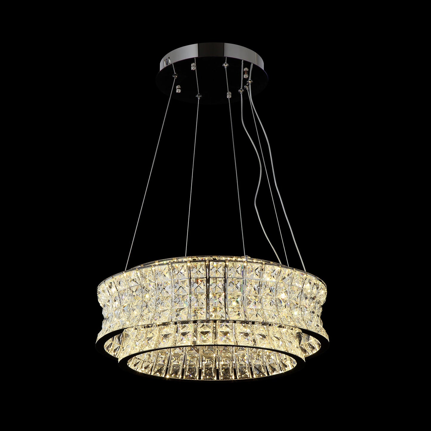 EY5  CANDIL REDONDO DE CRISTAL  50CM