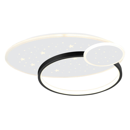 PLAFÓN LED CIRCULAR ESTRELLAS-BLANCO
