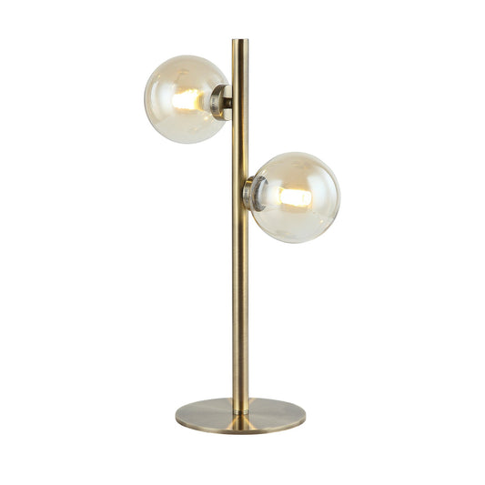 LAMPARA DE BURO VINTAGE DE 2 LUCES