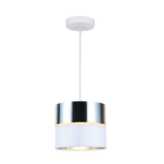 LÁMPARA MINIMALISTA COLGANTE SAT/BCO