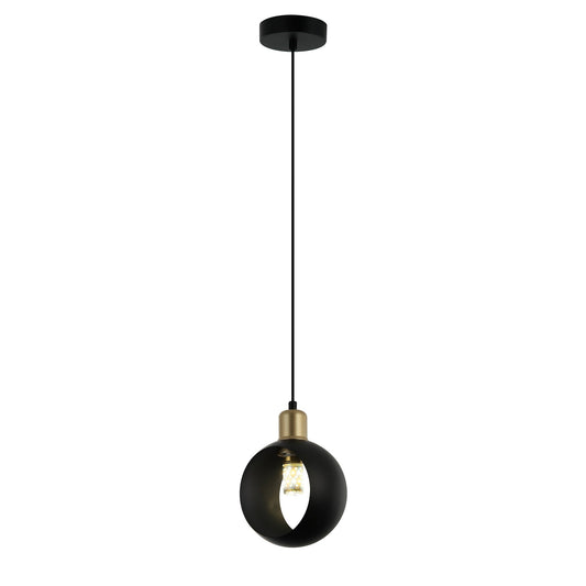CANDIL ARO VINTAGE NEG 1 LUZ E27 40W