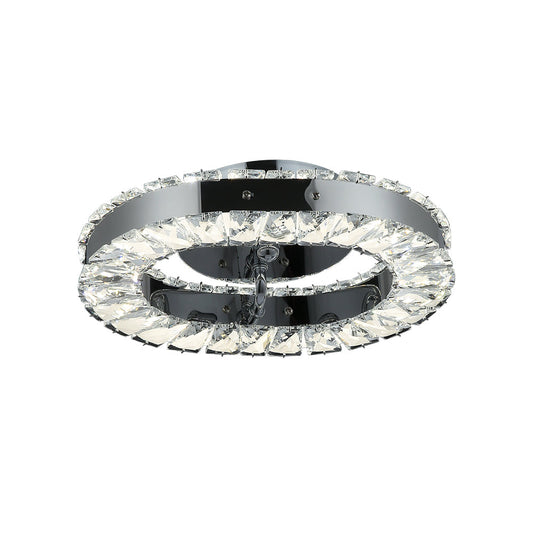 PLAF?N DE CRISTAL C-CROMO OVALADO 3 CAMBIOS LED 15W