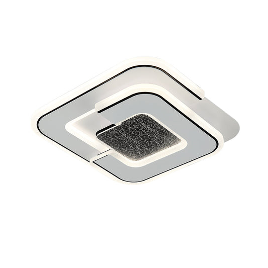 PLAF?N MINIMALISTA EN CAPAS CUADRADO 20cm 3 CAMBIOS LED 22W