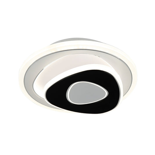 PLAF?N CIRCULAR CON TRI?NGULOS 36cm 3 CAMBIOS LED 32W