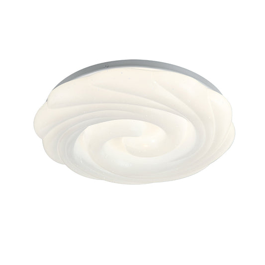 PLAF?N CIRCULAR EN ONDAS 33cm 3 CAMBIOS LED 24W