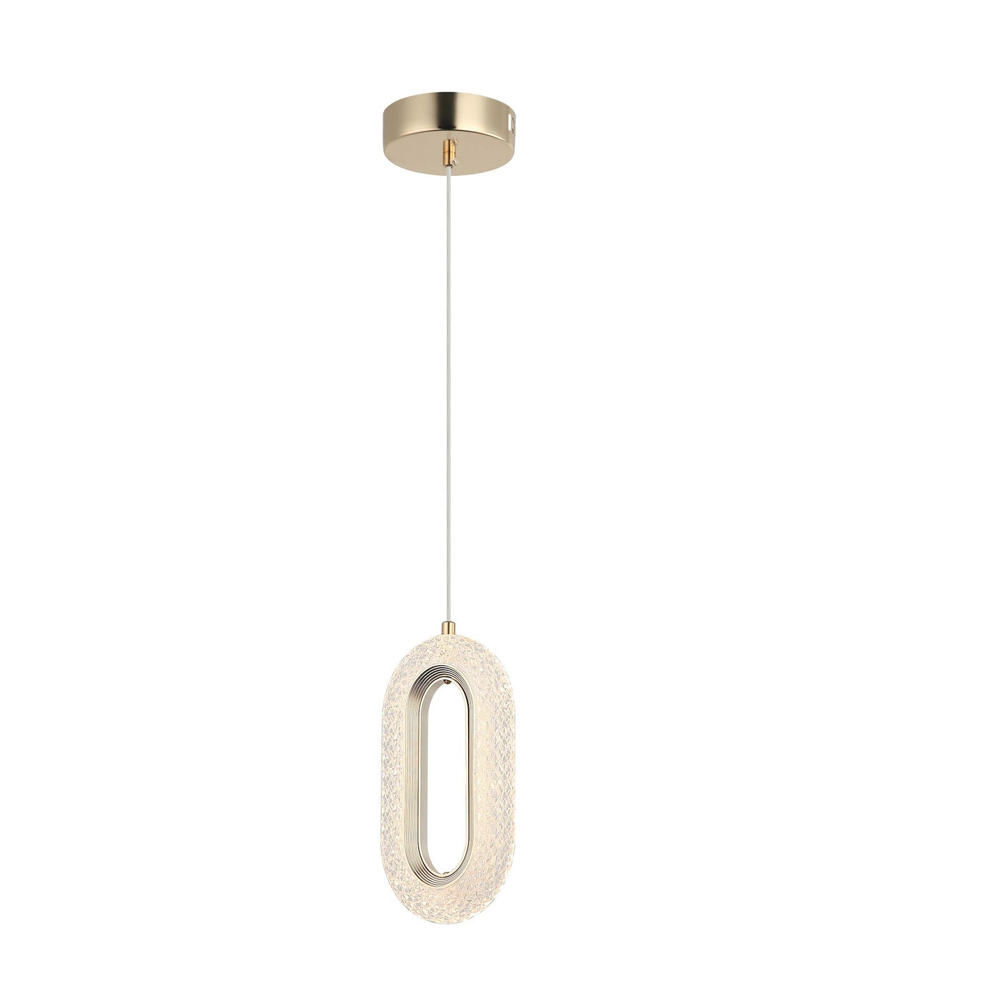 CANDIL DE ANILLO OVALADO DE 1 LUZ