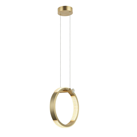 CANDIL DE ANILLO EN ORO MATE
