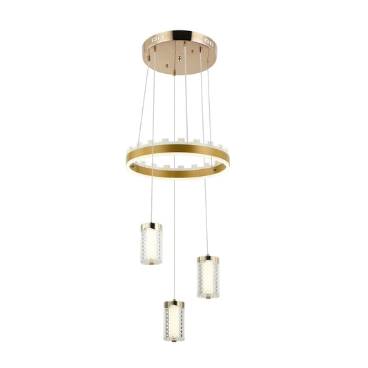 CANDIL CON ANILLO LED DE 3 LUCES