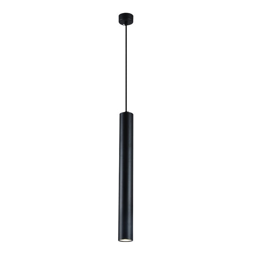 LAMPARA DE CILINDRO GU10 60CM NEGRA