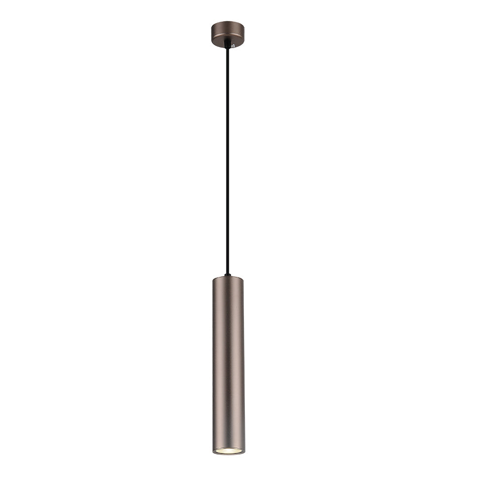 LAMPARA DE CILINDRO GU10 60CM COBRE ROSADO