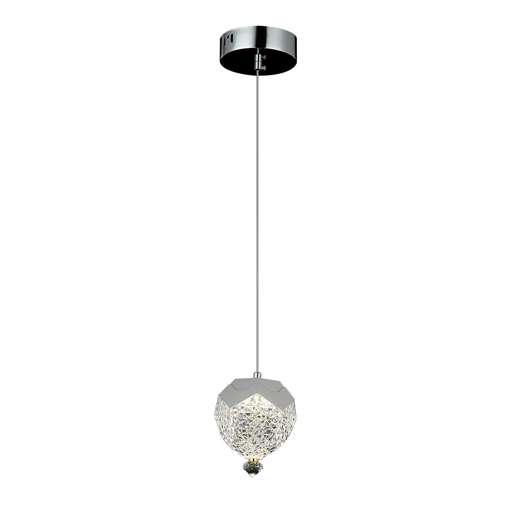 LAMPARA DE 1 LUZ CRISTAL CRAQUELADO