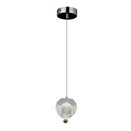 LAMPARA DE 1 LUZ CRISTAL CRAQUELADO