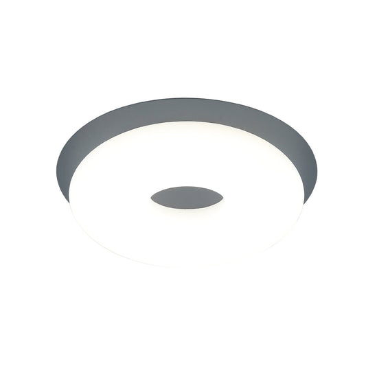 PLAFON REDONDO GRIS DE 23CM