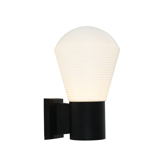 LAMPARA DE EXTERIOR PARA PARED PANTALLA RAYADA