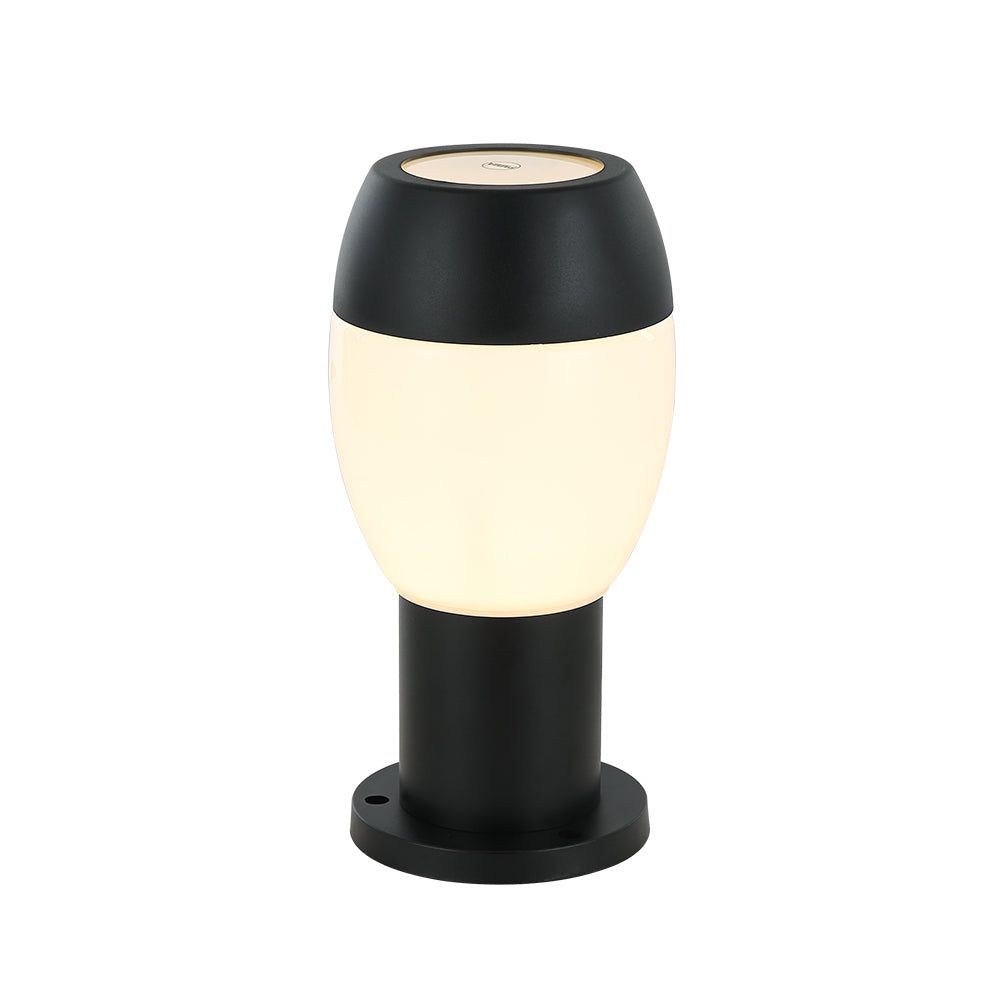 LAMPARA DE BARDA CON PANTALLA OVALADA